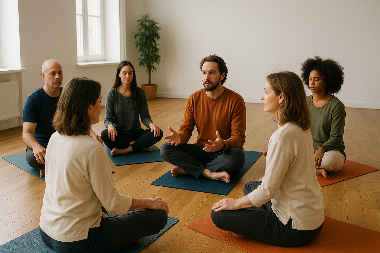 Partecipanti al corso di Costellazioni Quantiche durante una sessione di formazione