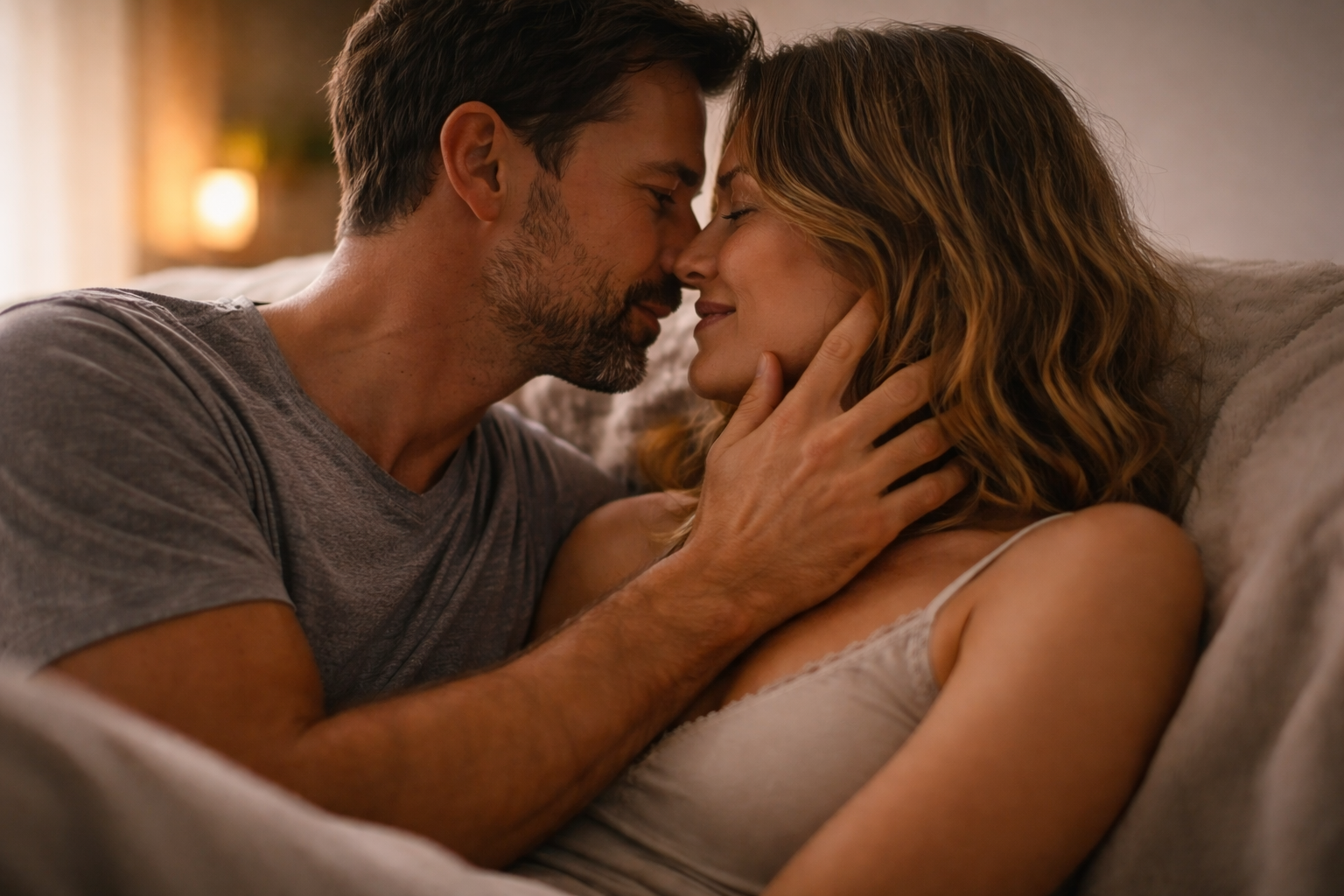 Coppia in presenza reciproca, simbolo di equilibrio tra polarità ed energia relazionale.