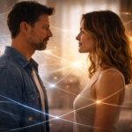 Due persone sedute una di fronte all’altra, simbolo di relazione e campo relazionale.